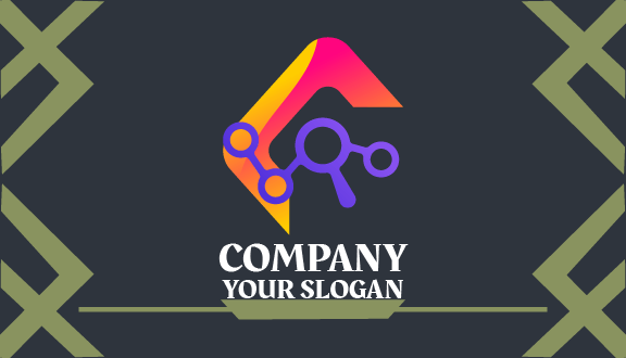 Tarjeta De Presentación De Contador Con Lupa Conjunta