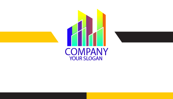 Tarjeta De Visita De Construcción De Caleidoscopio