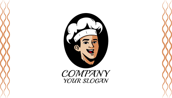 Kitchen Food Staff Business Card