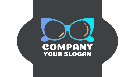 Kartu Nama Kacamata Anak Kucing