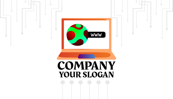 Cartão De Visita Globo Laptop