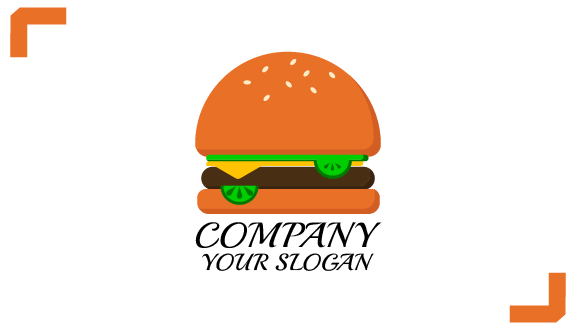 Large Burger Food Business Card