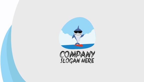 Kartu Nama Musim Panas Laughing Dolphin