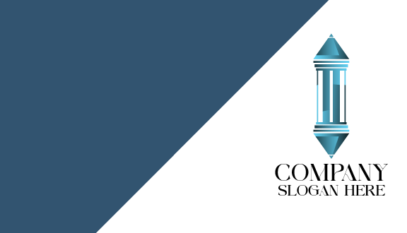 Tarjeta De Presentación De Un Edificio De Abogados