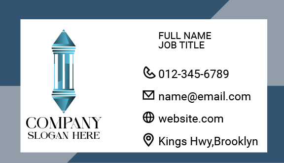 Lawyer Building Business Card