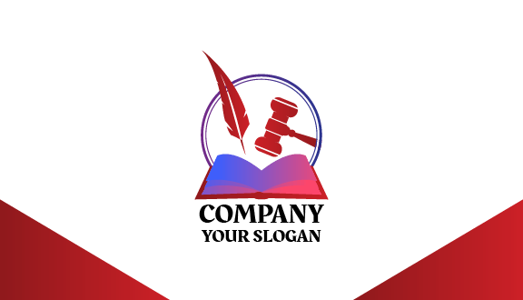 Tarjeta De Presentación De Profesión De Abogado