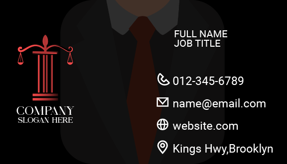 Lawyer Practice Business Card