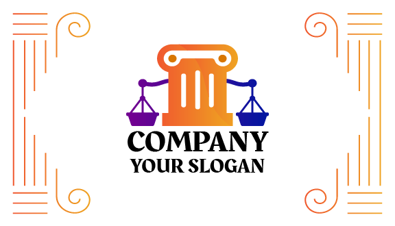 Tarjeta De Presentación De Justicia Para Abogados