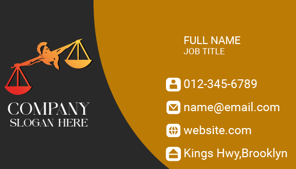 Lawyer Services Business Card