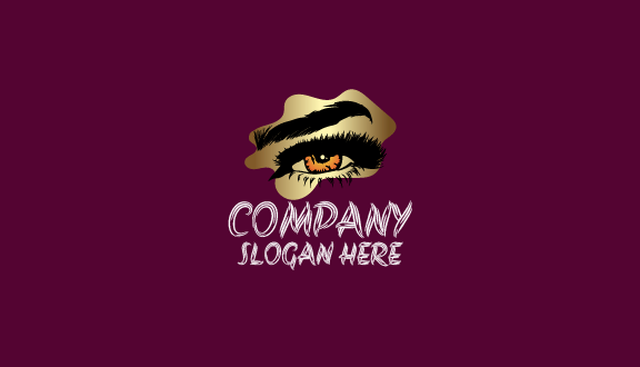 Tarjeta De Presentación De Cosméticos Con Lentes