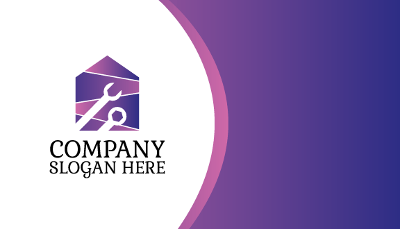 Tarjeta De Presentación De Manitas De Color Lila