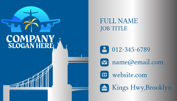 London Bridge Travel Business Card