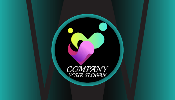 Kartu Nama Kencan Love Hearts