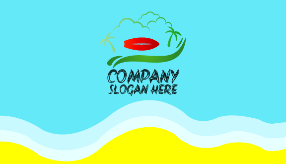 Kartu Nama Lover Summer Island