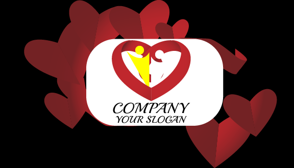 Kartu Nama Kencan Loving Heart