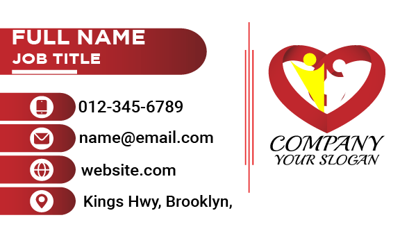 Loving Heart Dating Business Card