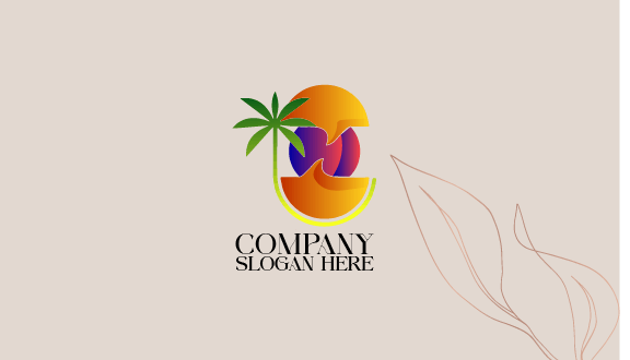 Tarjeta De Presentación Con Un Árbol Exuberante Y Estético