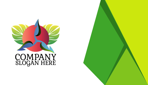 Carte De Visite De Verdure Luxuriante