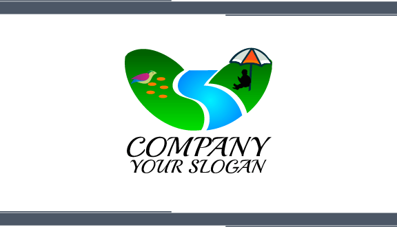 Cartão De Visita De Pássaro Com Cenário Exuberante