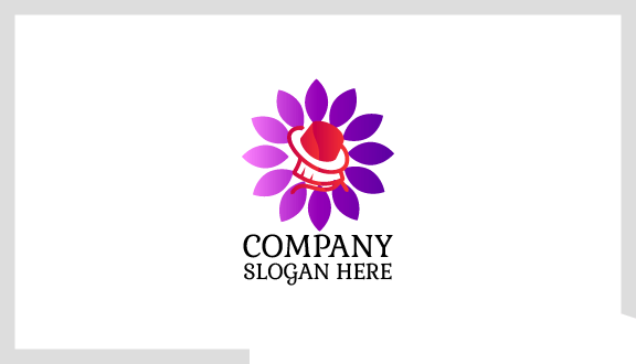 Tarjeta De Presentación De Boutique De Sombreros Color Granate