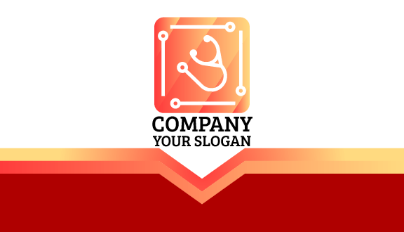 Tarjeta De Presentación Con Estetoscopio Médico