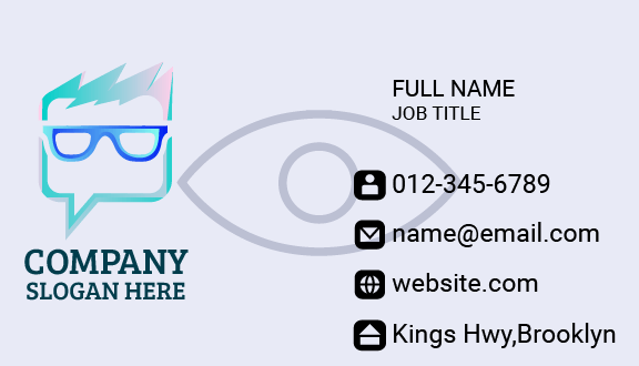 Messaging Glasses Business Card