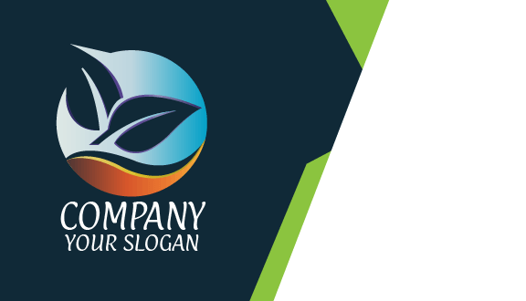 Kartu Nama Pertanian Metalik