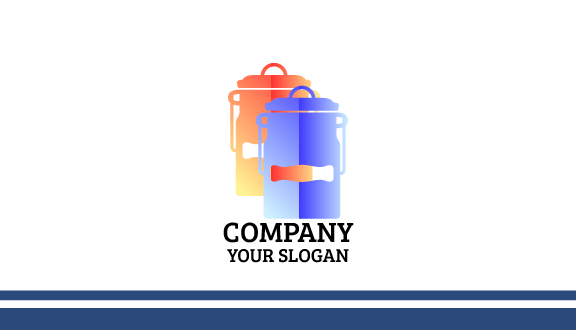 Tarjeta De Presentación De Productos Lácteos Con Contenedor De Leche