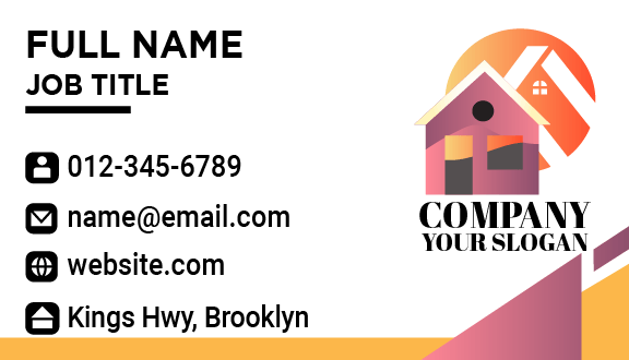 Minimal Home Improvement Business Card