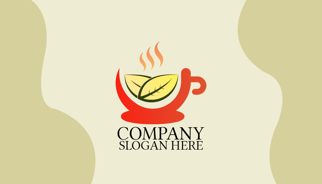 Tarjeta De Presentación De Té Con Asa Moderna