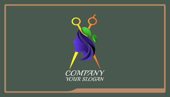 Moderne Visitenkarte Für Salondienstleistungen