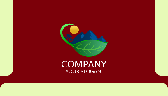 Biglietto Da Visita Per Paesaggistica Montana