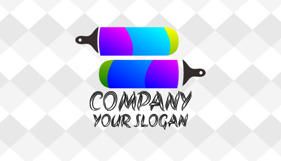 Multi Shaded Artist Business Card