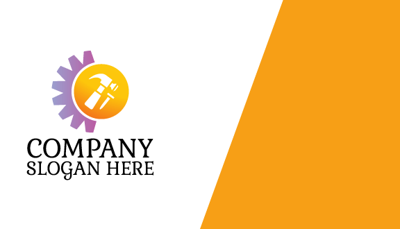 Tarjeta De Presentación De Manitas Con Martillo Para Clavar Clavos