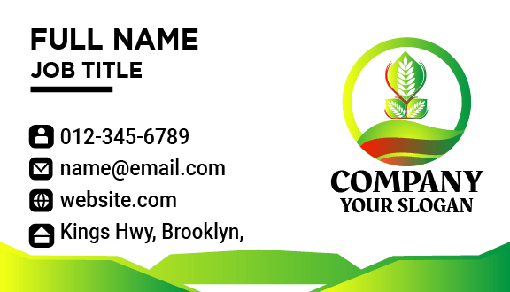 Natural Agriculture Business Card