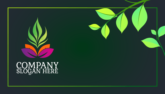 Carte De Visite De Verdure Naturelle