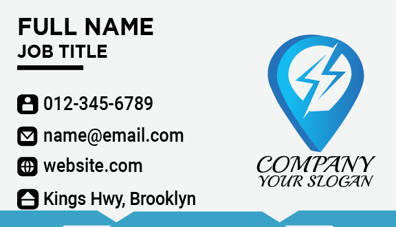 Navigation Electrician Business Card