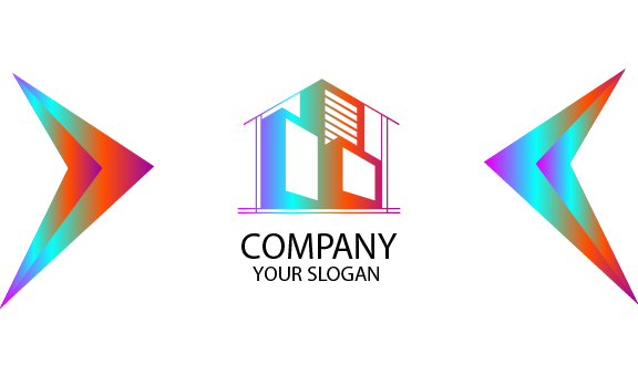 Tarjeta De Visita De Construcción De Neón