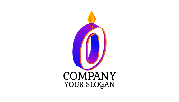 Numerische Kerze Visitenkarte