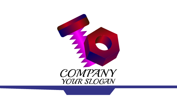 Tarjeta De Presentación De Manitas De Tuercas Y Tornillos