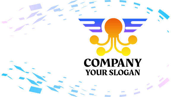 Octopus Abstract Business Card