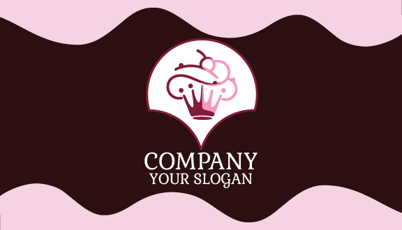 Online-visitenkarte Für Kuchenbäckerei