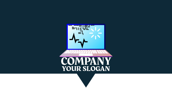 Cartão De Visita De Laptop Operacional