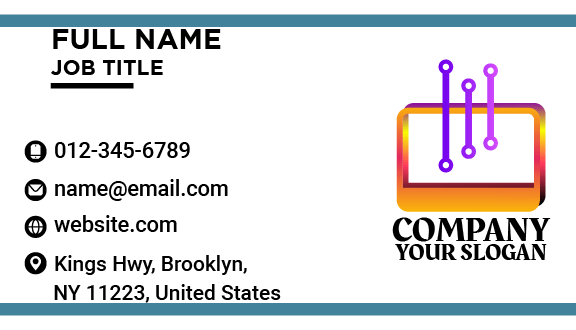 Operating System Computer Business Card