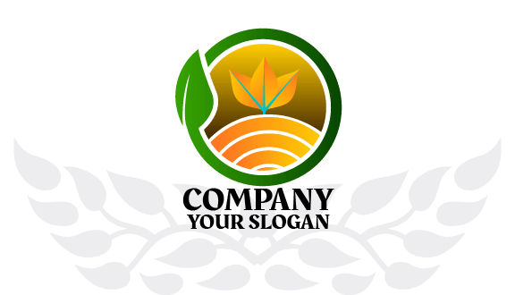 Kartu Nama Pertanian Oranye