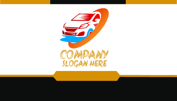 Orange Auto Detailing Business Card