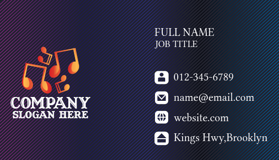 Orange Band Business Card