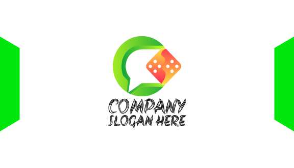 Kartu Nama Komunikasi Orange Dice