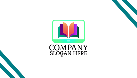 Orange Paper Education Business Card