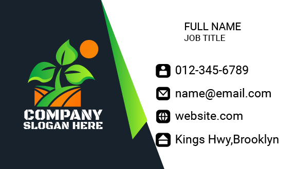 Orange Sun Agriculture Business Card